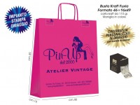 BUSTE IN CARTA KRAFT FUXIA 